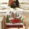 Threadmade Home Vintage Christmas Tree Farm Holiday Table Runner, Multicolor - 13"W x 70"L